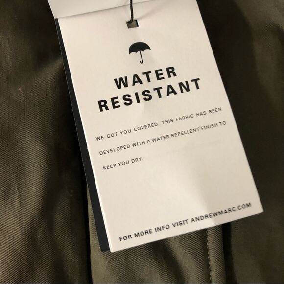 Andrew Marc Winonah long hooded reversible jacket green/black - Small - Picture 11 of 12